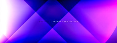 Vektör soyut arkaplan - gölgeler ve ışık efektleri ile sıvı gradyanı üzerinde daire ve çapraz çapraz. Metin için tekno ya da ticari parlak tasarım şablonları