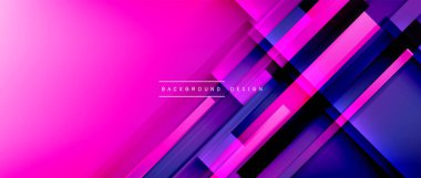 Sıvı renk eğiminde dinamik çizgiler. Metnin, logonuz veya grafikleriniz için modaylı geometrik soyut arkaplan