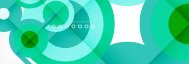 Kapaklar, afişler, el ilanları ve posterler ve diğer şablonlar için çemberler ve çizgiler soyut arkaplan