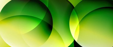 Sıvı gradyanlarla modern geometrik arkaplanı çember içine al