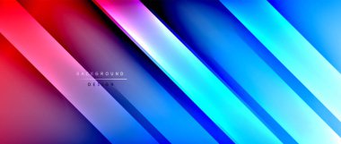 Parlak neon çizgileri soyut arkaplan