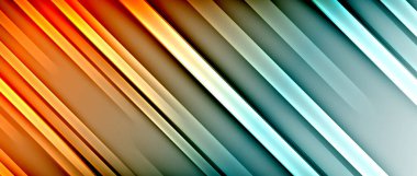 Parlak neon çizgileri soyut arkaplan