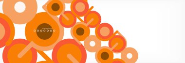 Kapaklar, afişler, el ilanları ve posterler ve diğer şablonlar için çemberler ve çizgiler soyut arkaplan