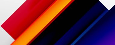 Gölge çizgileri, modern formlar, dikdörtgenler, kareler ve akışkan eğimlere sahip geometrik soyut arkaplanlar. Parlak renkli çizgiler serin arkaplanlar