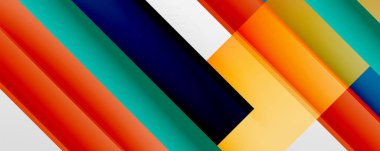 Gölge çizgileri, modern formlar, dikdörtgenler, kareler ve akışkan eğimlere sahip geometrik soyut arkaplanlar. Parlak renkli çizgiler serin arkaplanlar