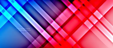 Parlak neon çizgileri soyut arkaplan