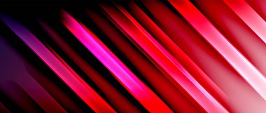 Parlak neon çizgileri soyut arkaplan