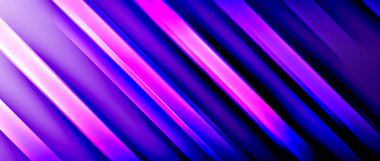 Parlak neon çizgileri soyut arkaplan