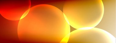 Vektör soyut arka plan sıvı baloncuk daireleri, gölgeler ve ışık efektleri ile sıvı gradyan. Metin için parlak tasarım şablonları