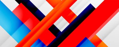 Gölge çizgileri, modern formlar, dikdörtgenler, kareler ve akışkan eğimlere sahip geometrik soyut arkaplanlar. Parlak renkli çizgiler serin arkaplanlar