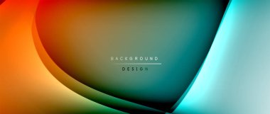 Gölge çizgileri ve parlayan ışık efekti ile akışkan gradyan dalgalar, kapak için modern akış hareketi soyut arkaplan, pankartlar, poster, afiş veya el ilanı