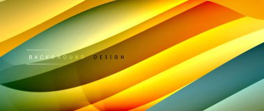 Gölge çizgileri ve parlayan ışık efekti ile akışkan gradyan dalgalar, kapak için modern akış hareketi soyut arkaplan, pankartlar, poster, afiş veya el ilanı