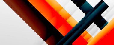 Gölge çizgileri, modern formlar, dikdörtgenler, kareler ve akışkan eğimlere sahip geometrik soyut arkaplanlar. Parlak renkli çizgiler serin arkaplanlar