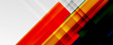 Gölge çizgileri, modern formlar, dikdörtgenler, kareler ve akışkan eğimlere sahip geometrik soyut arkaplanlar. Parlak renkli çizgiler serin arkaplanlar