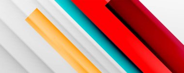 Gölge çizgileri, modern formlar, dikdörtgenler, kareler ve akışkan eğimlere sahip geometrik soyut arkaplanlar. Parlak renkli çizgiler serin arkaplanlar