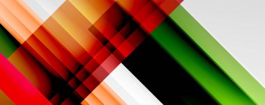 Gölge çizgileri, modern formlar, dikdörtgenler, kareler ve akışkan eğimlere sahip geometrik soyut arkaplanlar. Parlak renkli çizgiler serin arkaplanlar