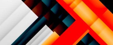 Gölge çizgileri, modern formlar, dikdörtgenler, kareler ve akışkan eğimlere sahip geometrik soyut arkaplanlar. Parlak renkli çizgiler serin arkaplanlar