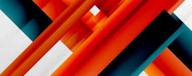 Gölge çizgileri, modern formlar, dikdörtgenler, kareler ve akışkan eğimlere sahip geometrik soyut arkaplanlar. Parlak renkli çizgiler serin arkaplanlar