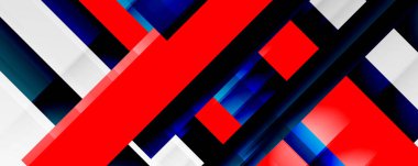 Gölge çizgileri, modern formlar, dikdörtgenler, kareler ve akışkan eğimlere sahip geometrik soyut arkaplanlar. Parlak renkli çizgiler serin arkaplanlar