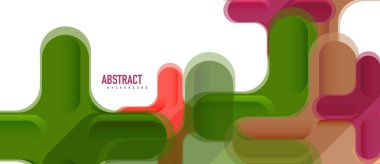 Parlak renkli plastik stil çapraz kompozisyonu, x şekli tasarımı, tekno geometrik modern soyut arkaplan. Moda soyut yerleşim şablonu