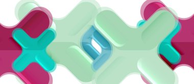 Parlak renkli plastik stil çapraz kompozisyonu, x şekli tasarımı, tekno geometrik modern soyut arkaplan. Moda soyut yerleşim şablonu