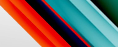 Gölge çizgileri, modern formlar, dikdörtgenler, kareler ve akışkan eğimlere sahip geometrik soyut arkaplanlar. Parlak renkli çizgiler serin arkaplanlar