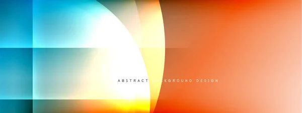 Vektor abstrakt bakgrund - cirkel och kors på vätska lutning med skuggor och ljuseffekter. Techno eller företag glänsande designmallar för text — Stock vektor