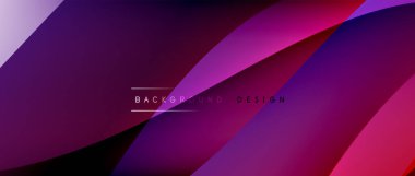 Gölge çizgileri ve parlayan ışık efekti ile akışkan gradyan dalgalar, kapak için modern akış hareketi soyut arkaplan, pankartlar, poster, afiş veya el ilanı