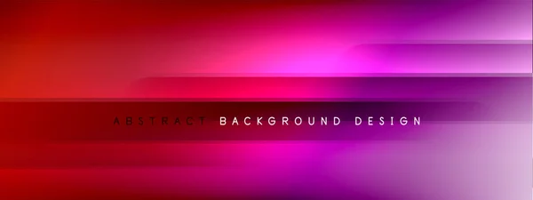 Motion concept neon shiny lines on liquid color gradients abstract backgrounds. Dynamic shadows and lights templates for text — Stock Vector