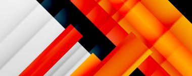 Gölge çizgileri, modern formlar, dikdörtgenler, kareler ve akışkan eğimlere sahip geometrik soyut arkaplanlar. Parlak renkli çizgiler serin arkaplanlar