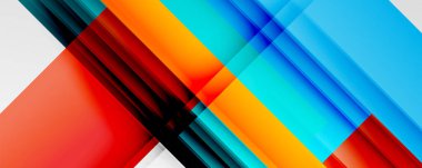 Gölge çizgileri, modern formlar, dikdörtgenler, kareler ve akışkan eğimlere sahip geometrik soyut arkaplanlar. Parlak renkli çizgiler serin arkaplanlar