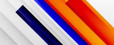 Gölge çizgileri, modern formlar, dikdörtgenler, kareler ve akışkan eğimlere sahip geometrik soyut arkaplanlar. Parlak renkli çizgiler serin arkaplanlar