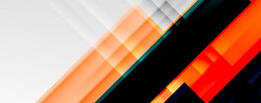 Gölge çizgileri, modern formlar, dikdörtgenler, kareler ve akışkan eğimlere sahip geometrik soyut arkaplanlar. Parlak renkli çizgiler serin arkaplanlar