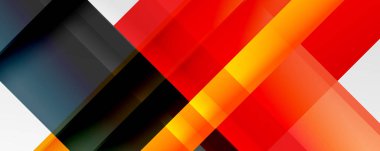 Gölge çizgileri, modern formlar, dikdörtgenler, kareler ve akışkan eğimlere sahip geometrik soyut arkaplanlar. Parlak renkli çizgiler serin arkaplanlar