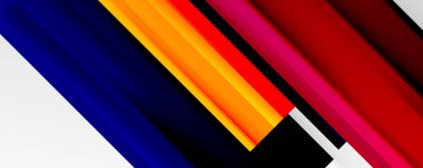 Gölge çizgileri, modern formlar, dikdörtgenler, kareler ve akışkan eğimlere sahip geometrik soyut arkaplanlar. Parlak renkli çizgiler serin arkaplanlar