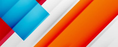 Gölge çizgileri, modern formlar, dikdörtgenler, kareler ve akışkan eğimlere sahip geometrik soyut arkaplanlar. Parlak renkli çizgiler serin arkaplanlar