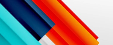 Gölge çizgileri, modern formlar, dikdörtgenler, kareler ve akışkan eğimlere sahip geometrik soyut arkaplanlar. Parlak renkli çizgiler serin arkaplanlar