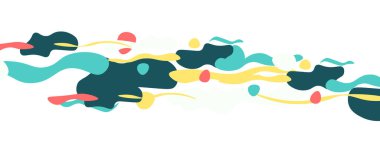 Moda sıvı biçimi, soyut tasarım şekilleri, pankartlar, broşürler, posterler, web iniş sayfaları, kapaklar veya pankartlar için dinamik vektör arkaplanı