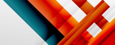 Gölge çizgileri, modern formlar, dikdörtgenler, kareler ve akışkan eğimlere sahip geometrik soyut arkaplanlar. Parlak renkli çizgiler serin arkaplanlar