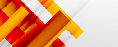 Gölge çizgileri, modern formlar, dikdörtgenler, kareler ve akışkan eğimlere sahip geometrik soyut arkaplanlar. Parlak renkli çizgiler serin arkaplanlar