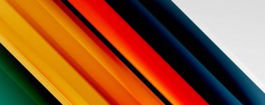 Gölge çizgileri, modern formlar, dikdörtgenler, kareler ve akışkan eğimlere sahip geometrik soyut arkaplanlar. Parlak renkli çizgiler serin arkaplanlar