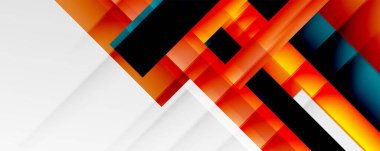 Gölge çizgileri, modern formlar, dikdörtgenler, kareler ve akışkan eğimlere sahip geometrik soyut arkaplanlar. Parlak renkli çizgiler serin arkaplanlar