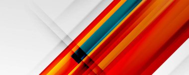 Gölge çizgileri, modern formlar, dikdörtgenler, kareler ve akışkan eğimlere sahip geometrik soyut arkaplanlar. Parlak renkli çizgiler serin arkaplanlar