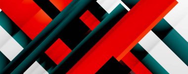 Gölge çizgileri, modern formlar, dikdörtgenler, kareler ve akışkan eğimlere sahip geometrik soyut arkaplanlar. Parlak renkli çizgiler serin arkaplanlar