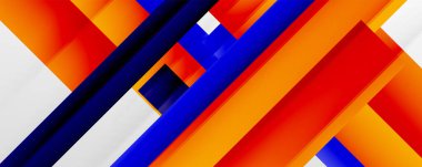 Gölge çizgileri, modern formlar, dikdörtgenler, kareler ve akışkan eğimlere sahip geometrik soyut arkaplanlar. Parlak renkli çizgiler serin arkaplanlar