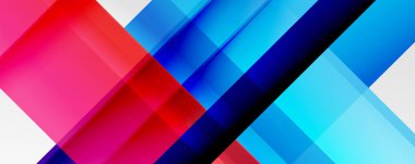 Gölge çizgileri, modern formlar, dikdörtgenler, kareler ve akışkan eğimlere sahip geometrik soyut arkaplanlar. Parlak renkli çizgiler serin arkaplanlar