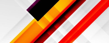 Gölge çizgileri, modern formlar, dikdörtgenler, kareler ve akışkan eğimlere sahip geometrik soyut arkaplanlar. Parlak renkli çizgiler serin arkaplanlar