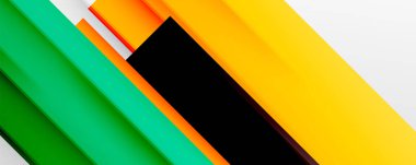 Gölge çizgileri, modern formlar, dikdörtgenler, kareler ve akışkan eğimlere sahip geometrik soyut arkaplanlar. Parlak renkli çizgiler serin arkaplanlar