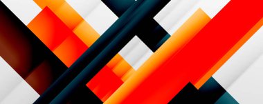 Gölge çizgileri, modern formlar, dikdörtgenler, kareler ve akışkan eğimlere sahip geometrik soyut arkaplanlar. Parlak renkli çizgiler serin arkaplanlar