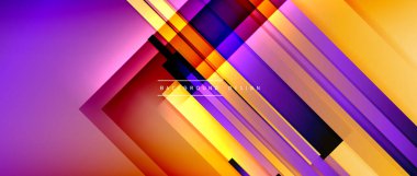 Sıvı renk eğiminde dinamik çizgiler. Metnin, logonuz veya grafikleriniz için modaylı geometrik soyut arkaplan